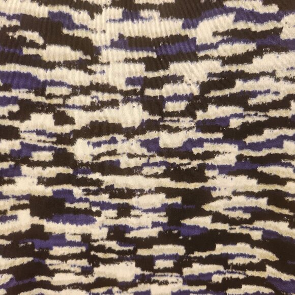 Chico's size 3 or XL Black and White Patterned Sleeveless Tank Top - Picture 3 of 6